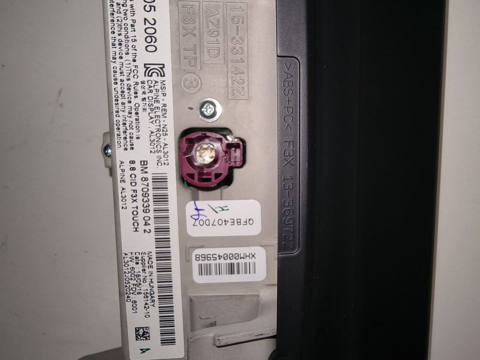 Display 8.8 inch BMW seria 2 / 3 / 4 / cod -8709339 / an - 2018-2024