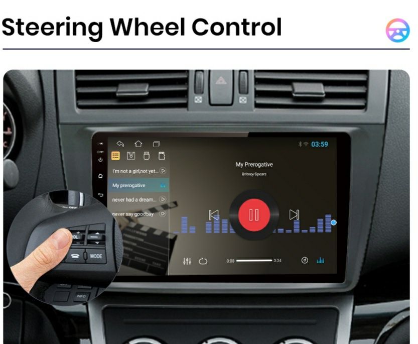 Navigatie Android dedicata Mazda 6 (2007-2012)