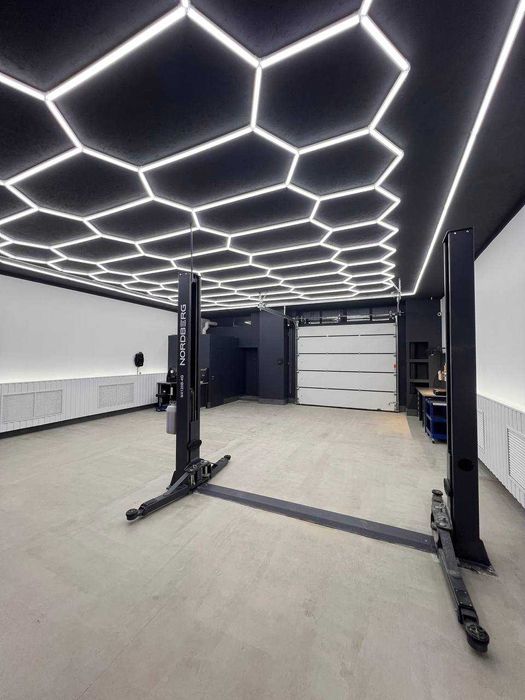 Светильники LED линии, стрелки, соты, ромбы