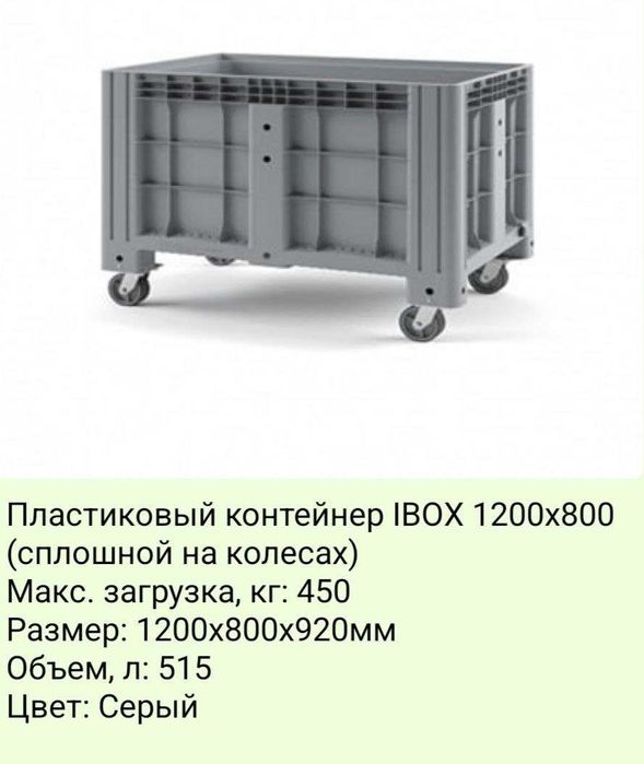 Пластиковая контейнер IBOX