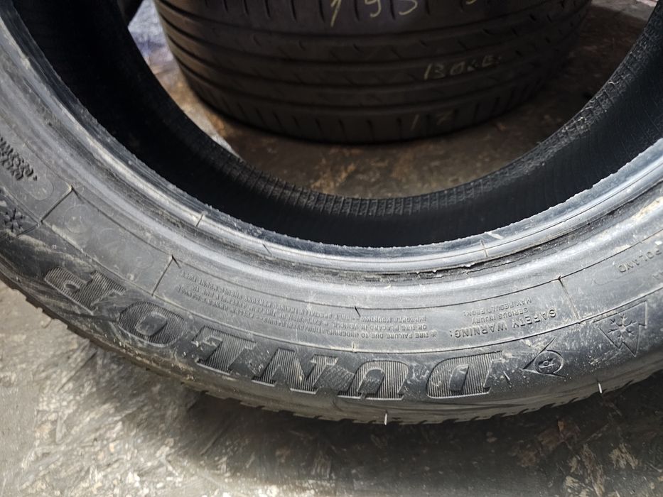 1x 185 60 15 m+s dunlop winter response 2