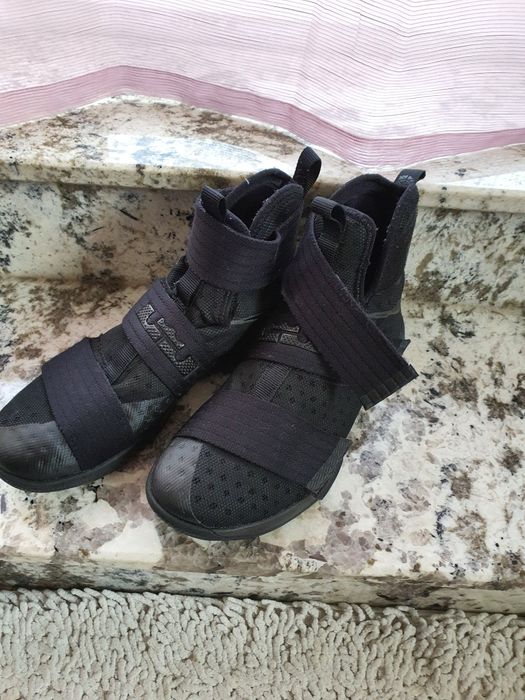 Nike LeBron Soldier 10 Triple Black, Noi, 40