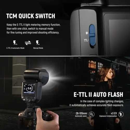 Професионална TTL светкавица с кръгла глава NEEWER Z2