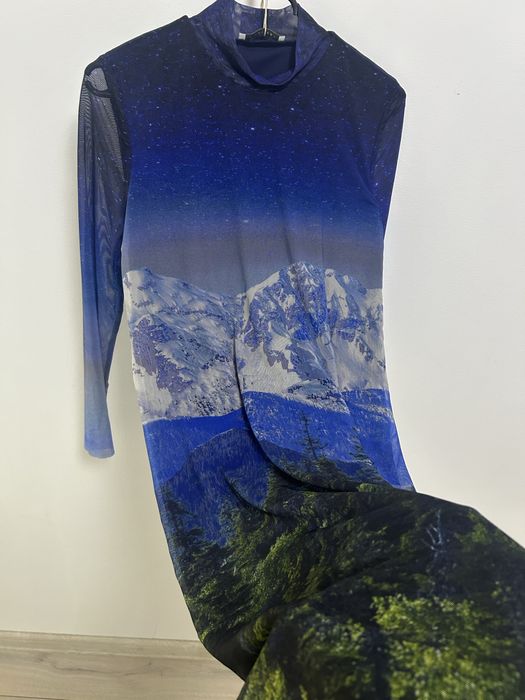 Rochie Jimmy Key, mărimea S, nouă cu etichetă, print munte