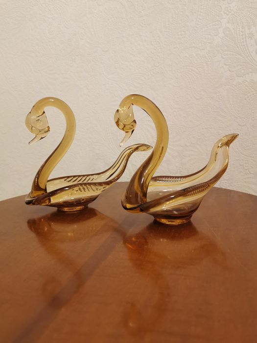 Лебеди. Из СССР. За пару. Ретро. Подарок.