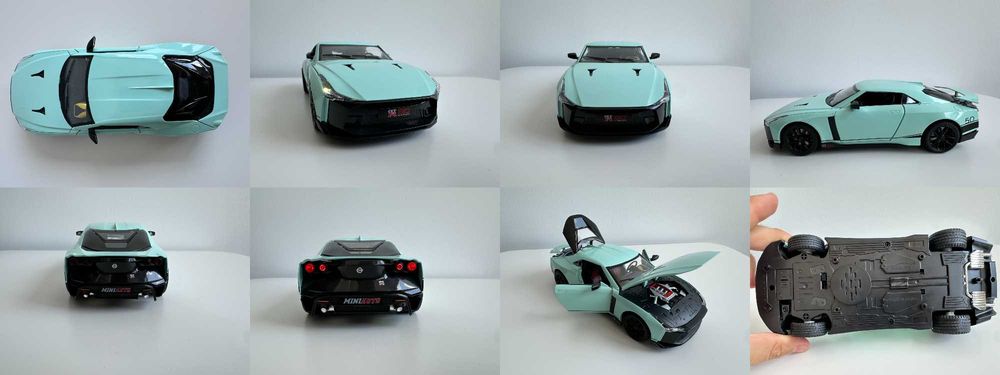 Machete auto Lamborghini Veneno Countach Huracan STO, McLaren, Nissan, McLaren, Ford 1/24