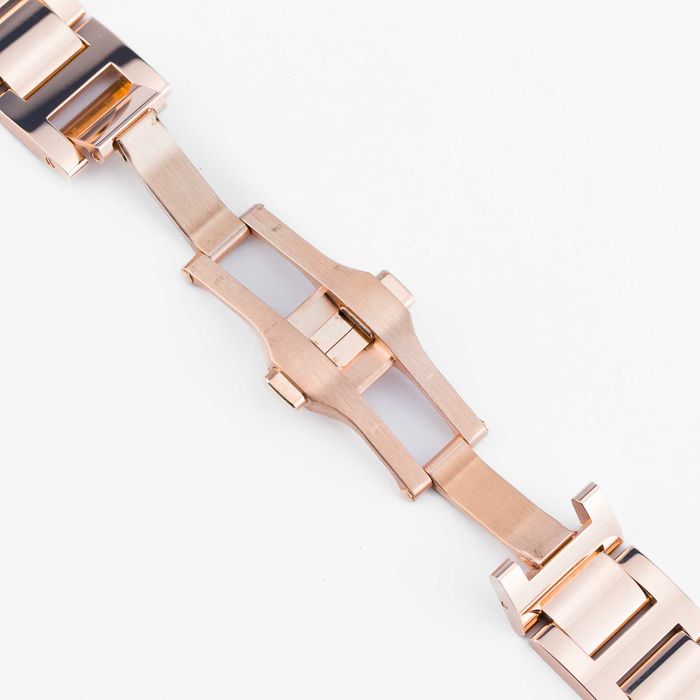 Cartier Ballon Bleu de Cartier 18 Kt Rose gold 40 mm Diamond bezel