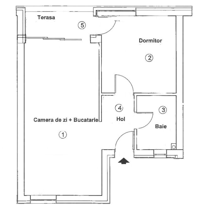 Apartament 2 camere de închiriat Central | Stil Loft | De la proprietar