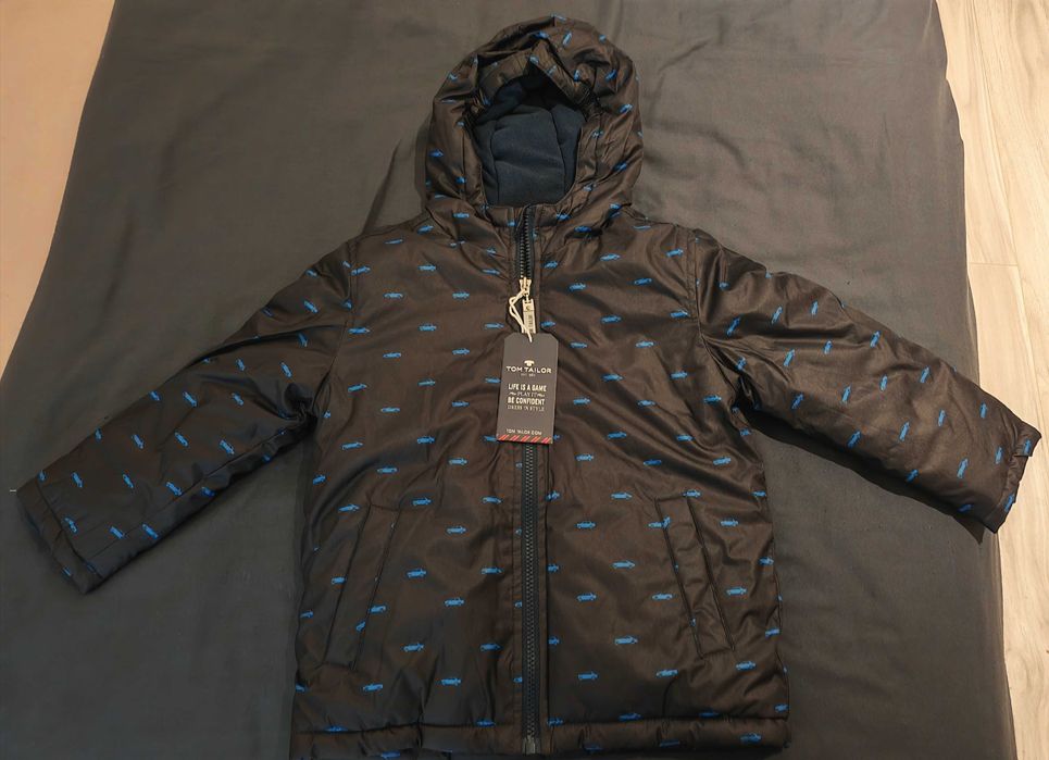 Зимно яке Tom Tailor, размер 104-110 за 4-5години, ново с етикет