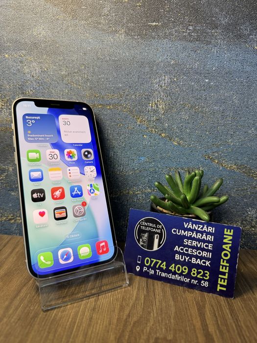 Iphone 12/64Gb/Garantie 2Ani Centrul de Telefoane/Rate