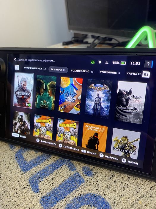 Steam deck OLED 1tb полный комплект