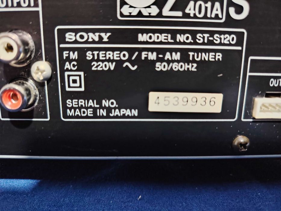 SONY ST-S120 FM Stereo/ FM-AM Tuner