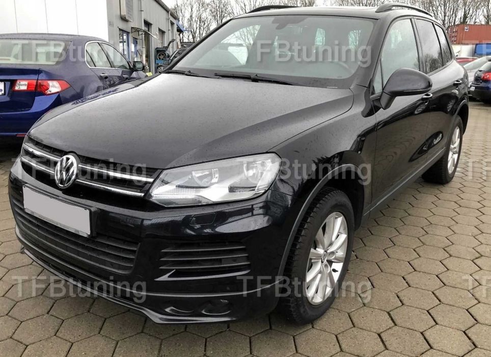 Prelungire spoiler tuning sport bara fata VW Touareg 7P5 Rline Off Road