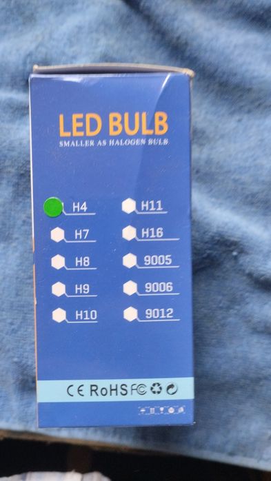Лампы LED, цоколь H4