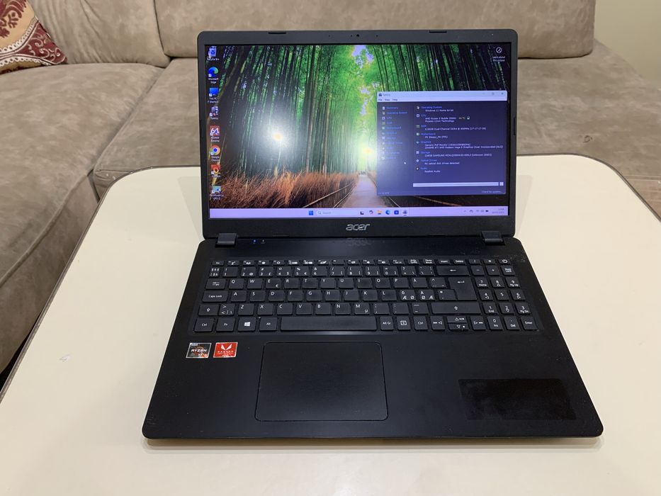 Laptop Acer Aspire 3 , 15.6  ,ssd, Ryzen 5,  2gb video