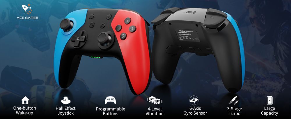 Controller/Maneta Bluetooth PS4/PC/Nintendo/Switch/Android/IOS