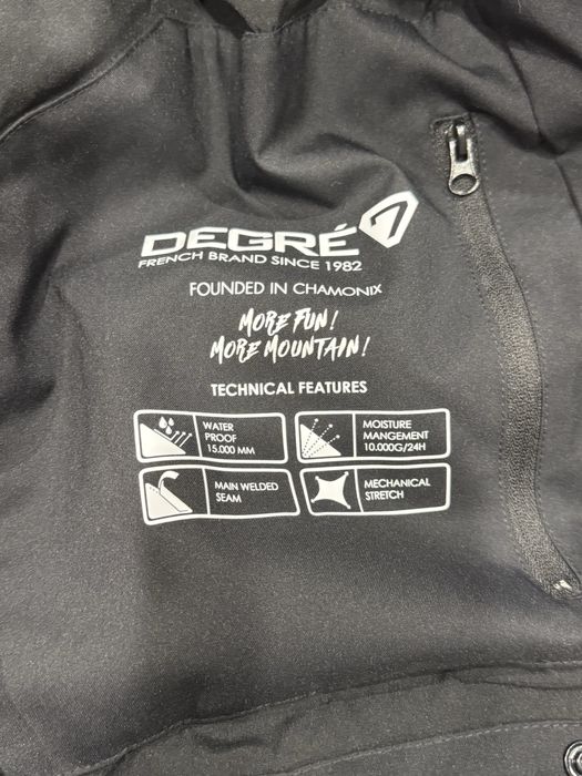 Мъжко Ски Яке Degre7 BOMMY DEEP ORANGE