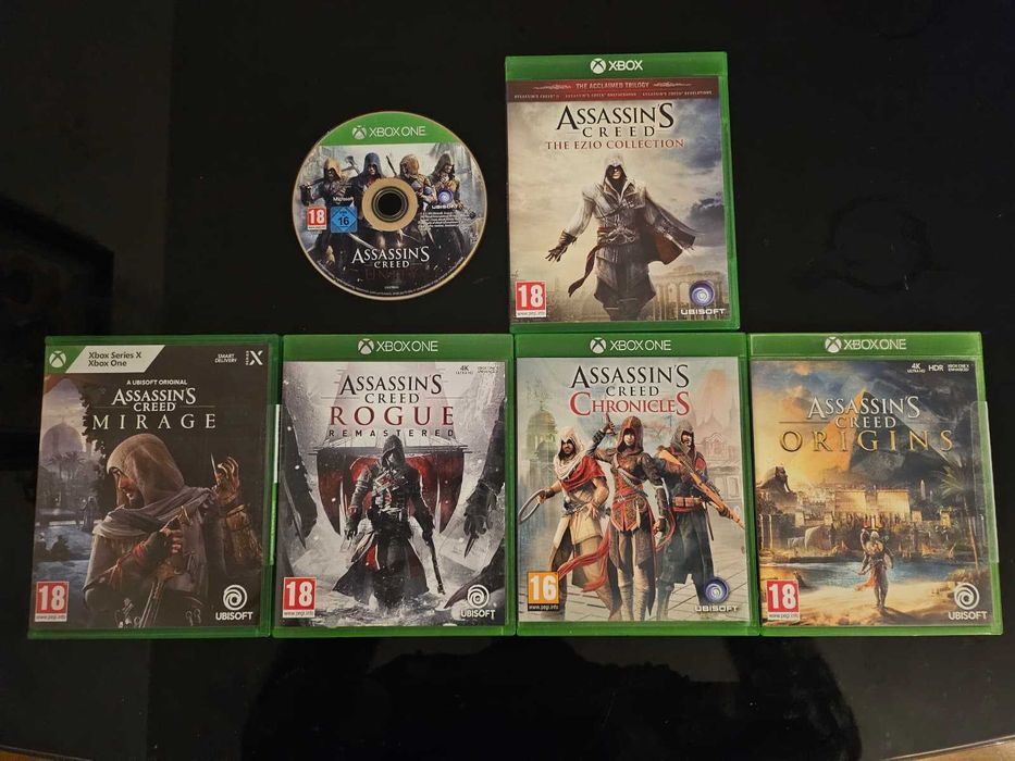 Assassins Creed Unity Mirage Origins Ezio Rogue xbox one