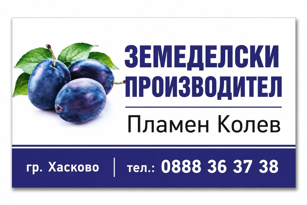сини сливи 0.40е