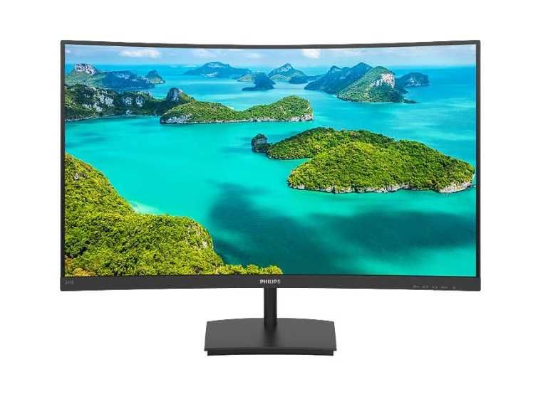Monitor curbat LED VA Philips 27", Full HD, HDMI, Negru