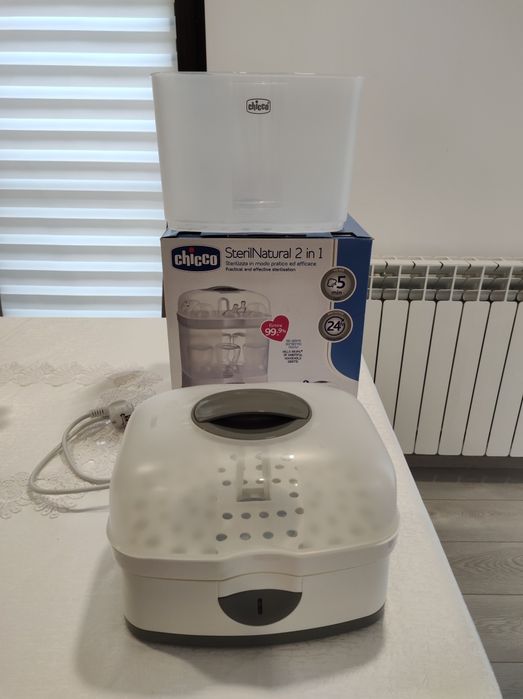 Sterilizator electric 2 in 1 Chicco SterilNatural, modular