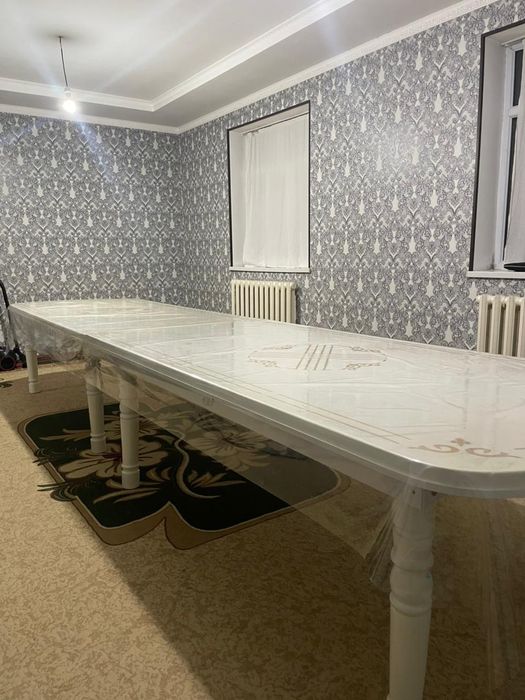 Белый стол разборный