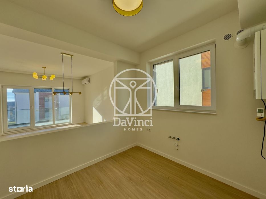 Apartament 2 camere -finisat la cheie, intabulat, etaj 1/2
