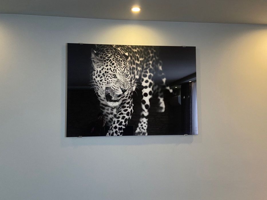 Картина стъкло_Леопард размер 100/70