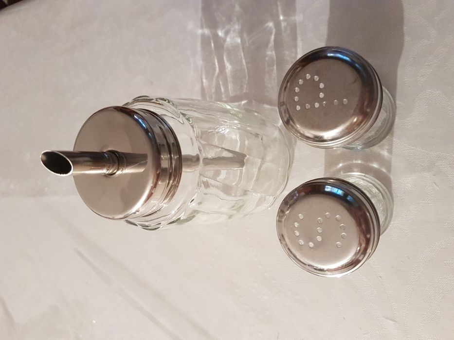 Сахарница + солонка и перечница