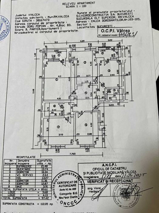 Apartament 4 camere, parter | Loc de parcare | Renovat | Boxă + Teren