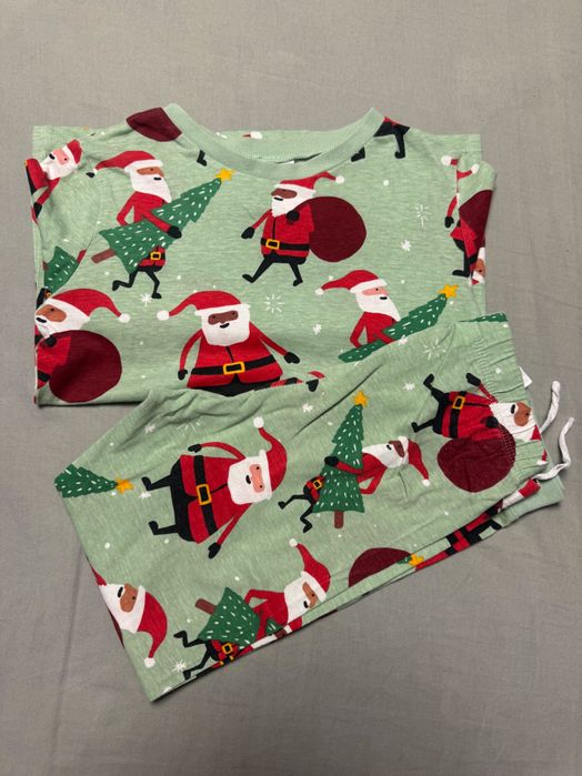 Pijamale pentru copii cu imprimeu de Crăciun, mărimea 4-6 ani, H&M