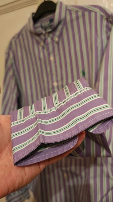 Camasa Polo Ralph Lauren - Marime M - mov in dungi