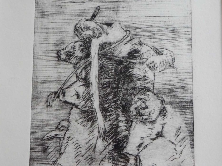 Gravura Stefan Caltia - ‘Calatori de noapte’