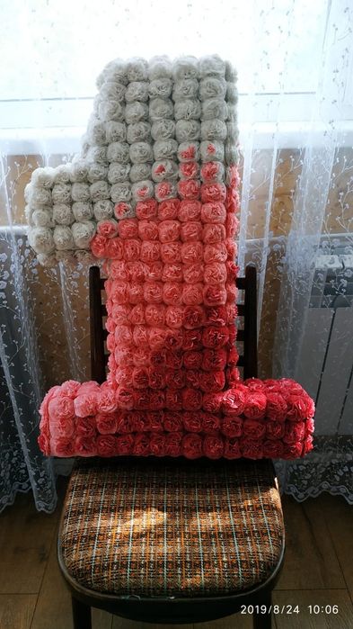 Цифра на годик для девочки