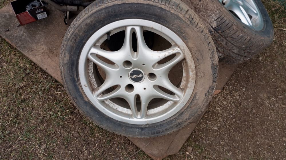 Jante aliaj cu cauciucuri Smart fourtwo 450,451