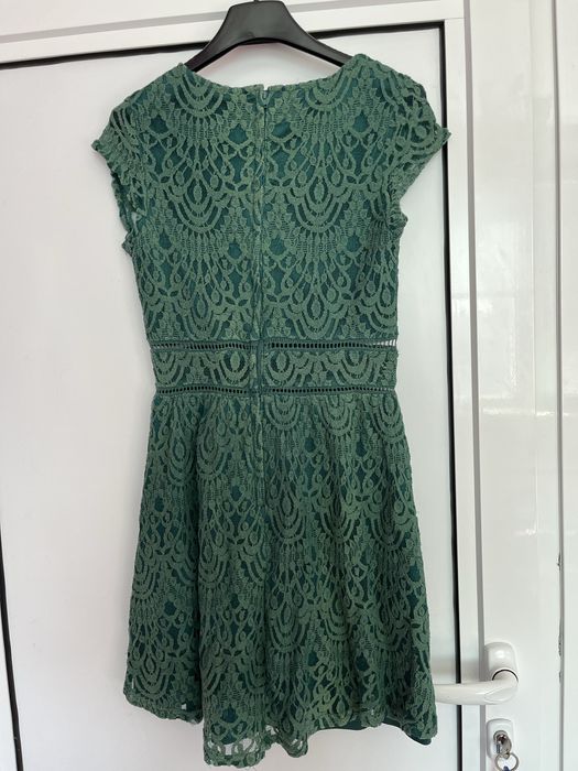Зелена къса рокля, H&M, размер 36