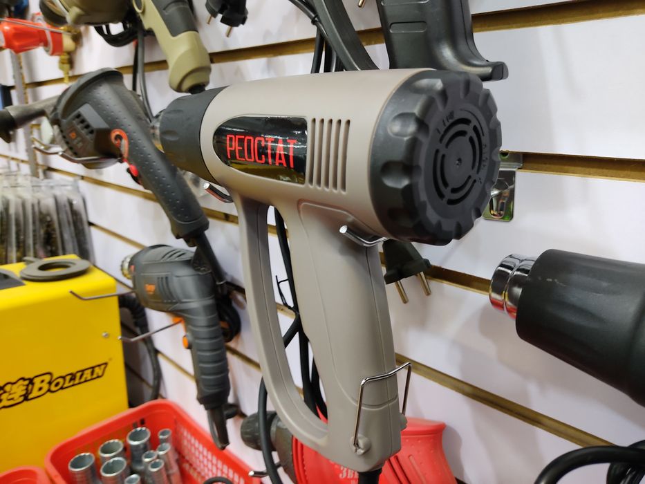 Фен Строительный технический РЕОСТАТ 2000вт Fen