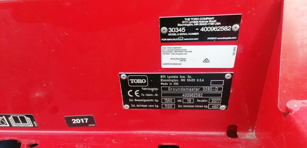 Трактор косачка Торо groundsmaster 3280 D