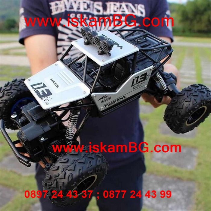 Детска количка голям джип ROCK CRAWLER 4Wd с дистанционно устройство