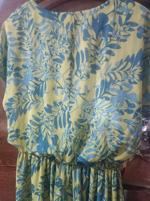 Платье в пол шифоновое