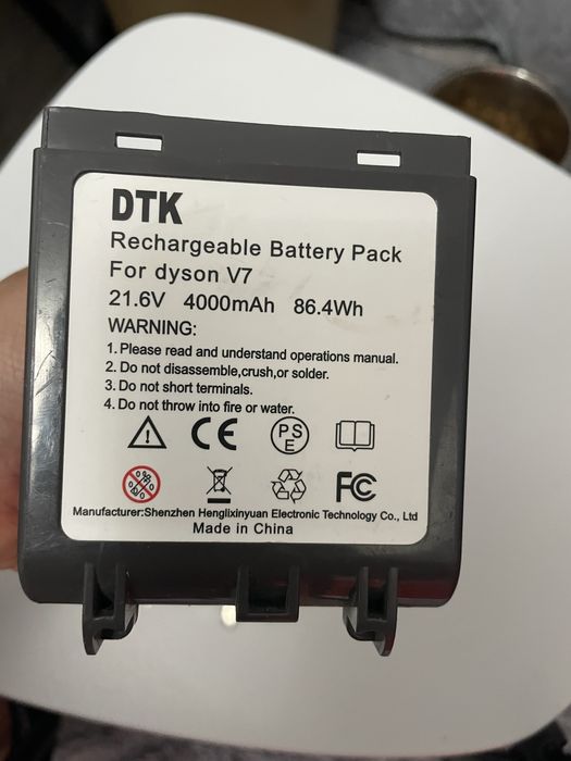 Carcasa Baterie Dyson+pcb