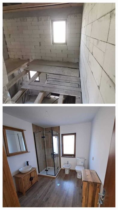 Renovare/finisaje interioare, aplicare vopsea cu efecte decorative