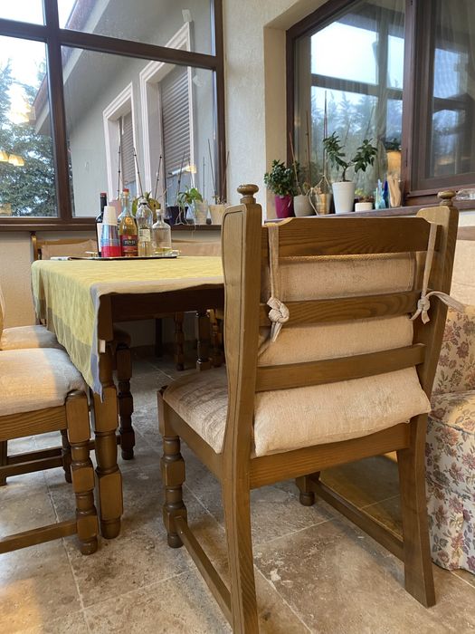 Coltar bucatarie 8 locuri si masa extensibila 180/80