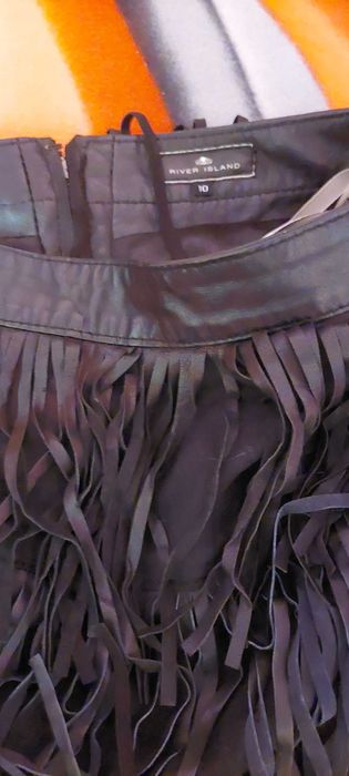 Fustă franjuri River Island M