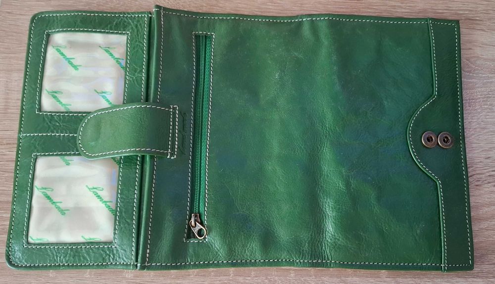 ЕСТЕСТВЕНА КОЖА Дамско портмоне-19/11 см