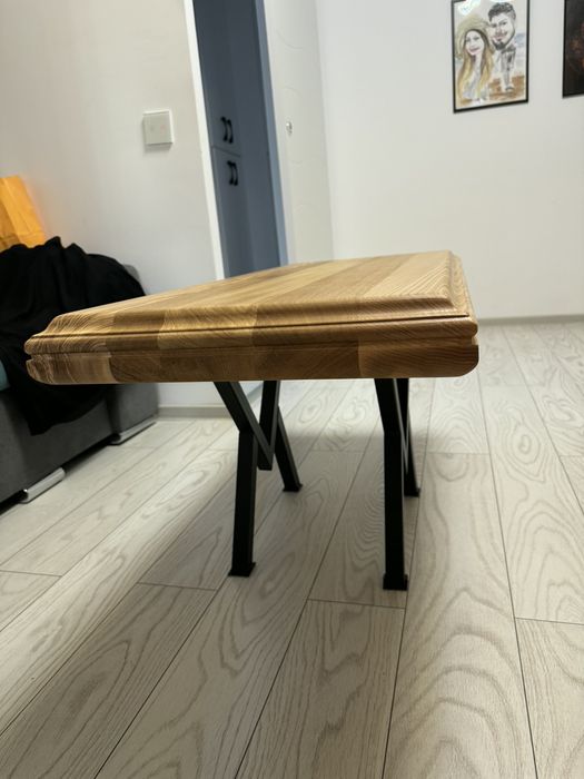 Vand masa cafea lemn masiv (stejar+frasin)