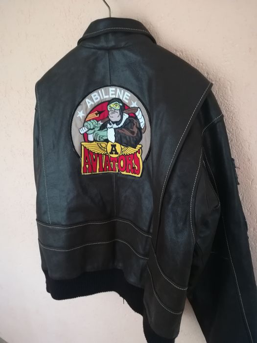 Geaca piele bărbați Aviator Extra Fino Xl