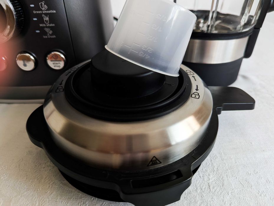 Blender TEFAL Ultrablend Cook BL962B38, 1.75l, 1300W, 10 trepte viteza, argintiu-negru