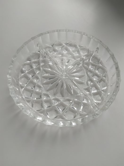 Салатница хрустальная, блюда стеклянные СССР