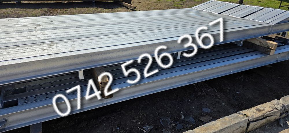 Schimb hala metalica zincata cu teren